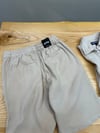 MEN1689 VLBRQ BEJ MÜSLİN ŞORT
