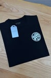 MEN1698 ALL S. ÖN/ARKA BASKILI SİYAH T-SHIRT