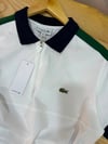 MEN1702 LCS YARIM FERMUARLI BEYAZ POLO T-SHIRT