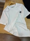 MEN1727 MAISON K. GRİ TİLKİ APLİKLİ BEYAZ T-SHIRT