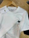 MEN1727 MAISON K. GRİ TİLKİ APLİKLİ BEYAZ T-SHIRT