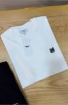 MEN1727 MAISON K. GRİ TİLKİ APLİKLİ BEYAZ T-SHIRT