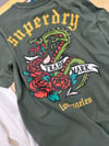 MEN1735 SPR.DRY ÖN/ARKA BASKILI T-SHIRT