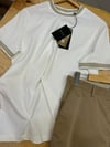 MEN1751 B.SS DOKUMA YAKA VE KOL DETAYLI EKRU T-SHIRT