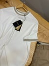 MEN1751 B.SS DOKUMA YAKA VE KOL DETAYLI EKRU T-SHIRT