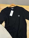 MEN1759 MAISON K. GRİ TİLKİ APLİKLİ SİYAH T-SHIRT