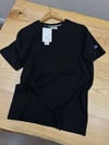 MEN1768 CHMP NAKIŞLI SİYAH T-SHIRT