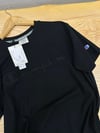MEN1768 CHMP NAKIŞLI SİYAH T-SHIRT