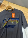 MEN1787 SPR.DRY BASKILI ANTRASİT T-SHIRT