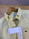MEN1790 LCT REGULAR FİT CEPLİ SARI KETEN GÖMLEK