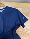 MEN1791 CHMP KÜÇÜK NAKIŞLI LACİVERT T-SHIRT