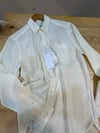 MEN1794 LCT CEPLİ TENCEL EKRU GÖMLEK
