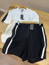 MEN1800 A.X EKRU SİYAH ŞORTLU TAKIM