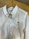 MEN1801 LCT REGULAR FİT BEYAZ KETEN GÖMLEK