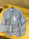 MEN1802 LCT CEPLİ MAVİ KETEN GÖMLEK