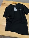 MEN1804 ALL S. ÖN/ARKA BASKILI SİYAH T-SHIRT