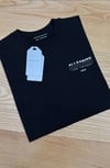 MEN1804 ALL S. ÖN/ARKA BASKILI SİYAH T-SHIRT
