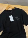 MEN1804 ALL S. ÖN/ARKA BASKILI SİYAH T-SHIRT