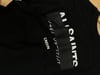 MEN1804 ALL S. ÖN/ARKA BASKILI SİYAH T-SHIRT