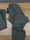MEN1809 VLBRQ YEŞİL MÜSLİN PANTOLON