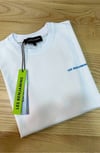 MEN1814 L.BNJ ÖN/ARKA BASKILI BEYAZ T-SHIRT