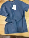 MEN1815 CK KÜÇÜK NAKIŞLI İNDİGO PAMUKLU T-SHIRT