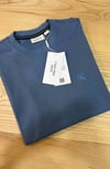 MEN1815 CK KÜÇÜK NAKIŞLI İNDİGO PAMUKLU T-SHIRT