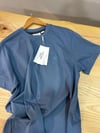 MEN1815 CK KÜÇÜK NAKIŞLI İNDİGO PAMUKLU T-SHIRT
