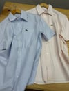 MEN1821 LCT ÇİZGİLİ CEPLİ KISA KOL GÖMLEK