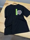 MEN1823 L.BNJ ÖN/ARKA BASKILI SİYAH T-SHIRT