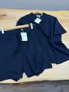 MEN1824 GNT CEP DETAYLI LACİVERT ŞORTLU MODAL TAKIM