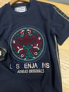 MEN1833 LS&AD İŞ BİRLİKLİ NAKIŞ DETAYLI ANTRASİT T-SHIRT