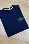 MEN1838 LCT BÜYÜK LOGOLU LACİVERT T-SHIRT