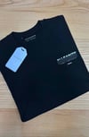MEN1848 ALL S. ÖN/ARKA BASKILI SİYAH T-SHIRT