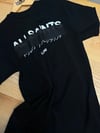 MEN1848 ALL S. ÖN/ARKA BASKILI SİYAH T-SHIRT