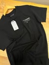 MEN1848 ALL S. ÖN/ARKA BASKILI SİYAH T-SHIRT