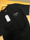 MEN1848 ALL S. ÖN/ARKA BASKILI SİYAH T-SHIRT