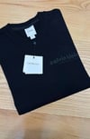 MEN1849 CK SİLİKON BASKILI SİYAH T-SHIRT