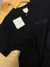 MEN1849 CK SİLİKON BASKILI SİYAH T-SHIRT