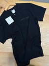 MEN1849 CK SİLİKON BASKILI SİYAH T-SHIRT