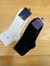 MEN1854 TM 6'LI BEYAZ/SİYAH ÇORAP
