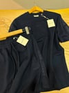 MEN1868 GNT ŞERİTLİ LACİVERT MODAL ŞORTLU TAKIM
