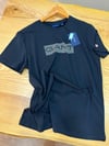 MEN1870 GNT BASKILI LACİVERT T-SHIRT