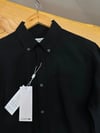 MEN1880 LCT CEPLİ TENCEL SİYAH GÖMLEK