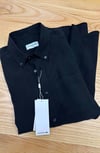 MEN1880 LCT CEPLİ TENCEL SİYAH GÖMLEK