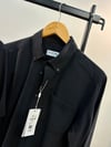 MEN1880 LCT CEPLİ TENCEL SİYAH GÖMLEK