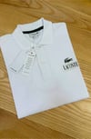 MEN1885 LCT SİLİKON BASKILI REGULAR BEYAZ POLO T-SHIRT