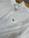 MEN1894 LCT REGULAR CEPLİ BEYAZ İNCE KETEN GÖMLEK