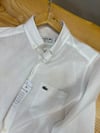MEN1894 LCT REGULAR CEPLİ BEYAZ İNCE KETEN GÖMLEK
