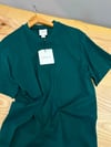 MEN1913 CK KÜÇÜK NAKIŞLI YEŞİL T-SHIRT